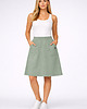 spódnice midi Spódnica Trapezowa  ,,NOEL"  Szałwia