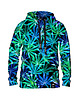 bluza z kapturem damska Damska Bluza z kapturem DR.CROW Hemp Blue