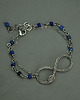 bransoletki wire wrapping Bransoletka nieskończoność niebieski apatyt wire wrapping