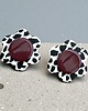 kolczyki z masy plastycznej Kolczyki Kwiatki Chess