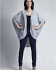 swetry damskie  SWETER - NIETOPERZ, SWE107 szary