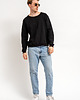 bluzy męskie Bluza męska basic"ETHAN" czarna