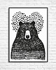 grafiki i ilustracje Zakochany Niedźwiedź