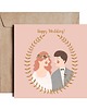 zaproszenia i kartki na ślub Happy Wedding Kartka ślubna od PIESKOT