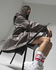 kurtki damskie Kurtka wiatrówkaanorak  longline stone grey