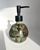 mydelniczki Dozownik na mydło Mydelniczka, zielony do łazienki, recznie robiony