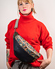 saszetka nerka Duża nerka handmade z korka w jesiennych barwach JESIENNY LIŚĆ