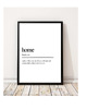 plakaty PLAKAT HOME DEFINICJA dom
