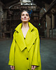 płaszcze damskie Płaszcz limonkowy