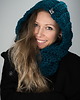 szale damskie Kapturokomin Monohood 21 - MORSKI
