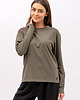 bluzki z długim rękawem damskie Longsleeve ,, LILY"  khaki