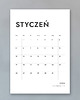 kalendarze i plannery Karty kalendarza 2026 A3 PL - zestaw