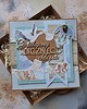 kartki scrapbooking Kartka z okazji narodzin synka (w pudełku)