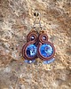 kolczyki soutache Sofi 6 - kolczyki z kryształami