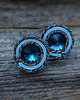 kolczyki soutache Turkusowe kolczyki soutache