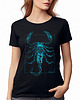 t-shirt damskie T-shirt damski UNDERWORLD Scorpion niebieski