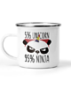 kubki Kubek metalowy panda jednorożec