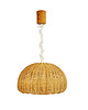 lampy wiszące Lampa wiklinowa, lata 70