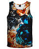 t-shirty męskie DR.CROW Bokserka Męska Akwarel Flowers