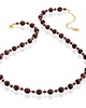 korale Naszyjnik z kamieni naturalnych: granat