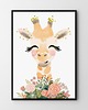 obrazy i plakaty Żyrafa  - plakat dziecięcy