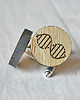 spinki do mankietów Drewniane spinki do mankietów HELISA DNA