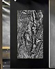 obrazy Obrazy do salonu -  metaliczny srebrna płaskorzeźba 80x160cm