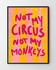 plakaty Plakat Nie mój cyrk, nie ja