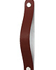 gałki do mebli Skórzany uchwyt meblowy COLORISO BORDEAUX