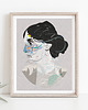 grafiki i ilustracje Virginia Woolf A3 illustrations art Gicl