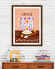 plakaty First Coffee - plakat kuchenny art giclee