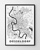 plakaty Plakat Mapa Dusseldorf