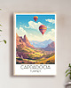 plakaty Turcja - Kapadocja, Cappadocia - Plakat, pamiątka dla podróżnika