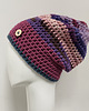 czapki damskie Gruba czapka beanie smerf kolorowa szydełkowa
