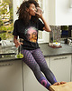 legginsy PURPLE CROWN Leggings (Sahasrara Chakra)