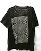t-shirty męskie Koszulka z szarym drukiem  tshirt opart