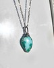 wisiory Larimar- naszyjnik z kamieniem naturalnym