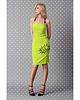 sukienki midi damskie Sukienka POP-DRESS "WOW" lemonka