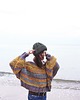 swetry damskie  Sweter handmade  melanż  z wełną