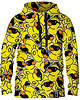 bluza z kapturem damska Damska Bluza z kapturem Ducks Yellow