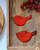 dodatki - różne 2 x ptak ceramiczny