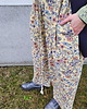 spodnie materiałowe damskie Spodnie Flower Power