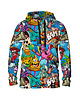 bluzy męskie Męska Bluza z kapturem DR.CROW Cartoon