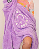 bluza z kapturem damska Poncho Biggy Smile Lilac