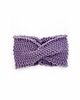 opaski do włosów Fioletowa miękka wełniana opaska twist New Lavender