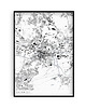plakaty Mapa Katowic,  Plakat Katowice,  Mapy miast