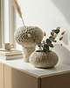 wazony Rzeźbiony Wazon Ceramiczny, Rzeźba Ceramiczna, Ceramika Wabi Sabi Handmade