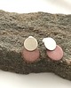 kolczyki wire wrapping Kolorki z emalią