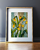 grafiki i ilustracje Żółte tulipany - rysunek B2 unikat