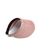 kapelusze damskie Daszek przeciwsłoneczny różowy